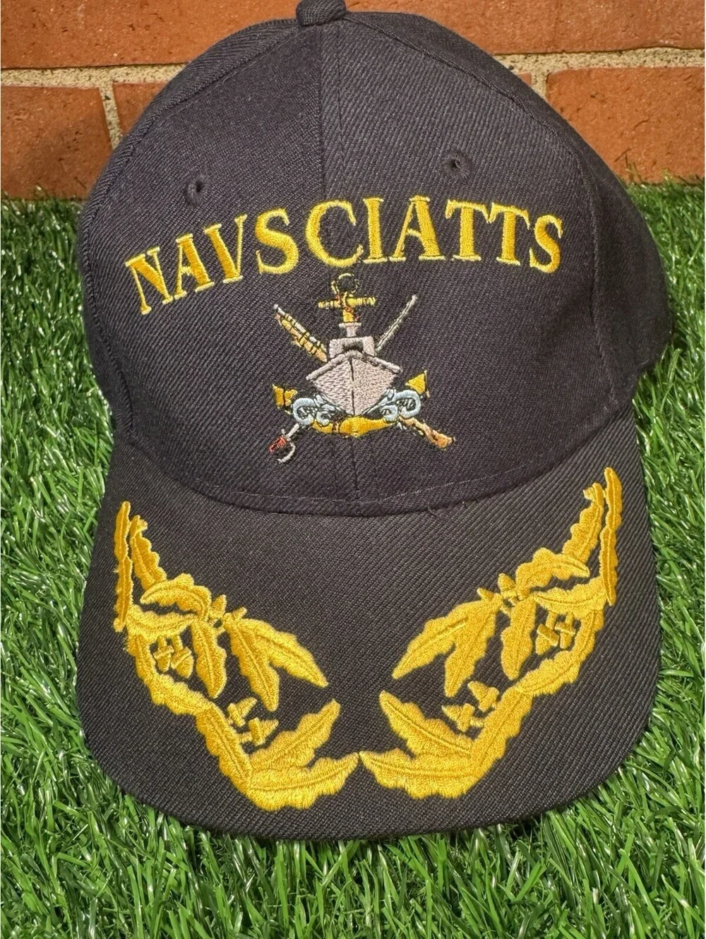 VTG 90’s NAVSCIATTS StrapBack Hat Naval Small Craft Instruction & Tech Training